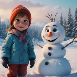 Piosenka o Bałwanie „Bałwanek Bialutki”